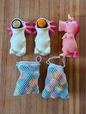 Axolotl and Unicorn Poppers